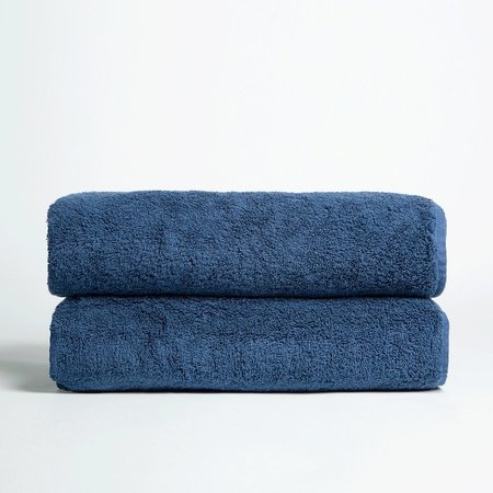 BRONDELL Nebia Recycled Cotton Bath Towel Navy BR-BATHTWL-NAV